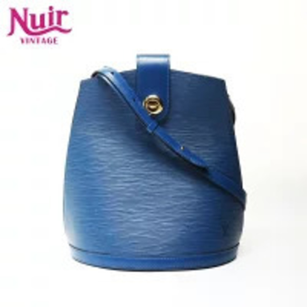 Louis Vuitton Epi Cluny Shoulder Bag Blue